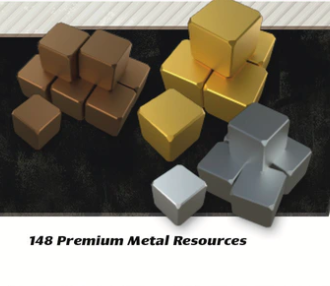 Terraforming Mars Metal Currency Cubes