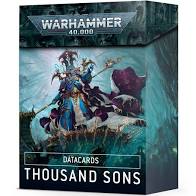 Warhammer 40k Thousand Sons Data Cards 9th Ed