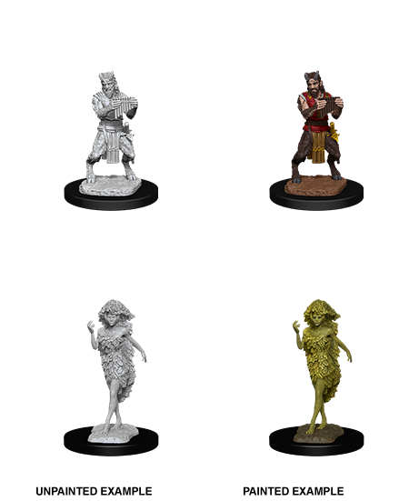 DND Nolzur's Marvelous Miniatures W11 Satyr and Dryad