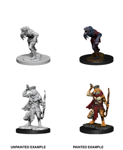 DND Nolzur's Marvelous Miniatures W11 Wererat and Weretiger