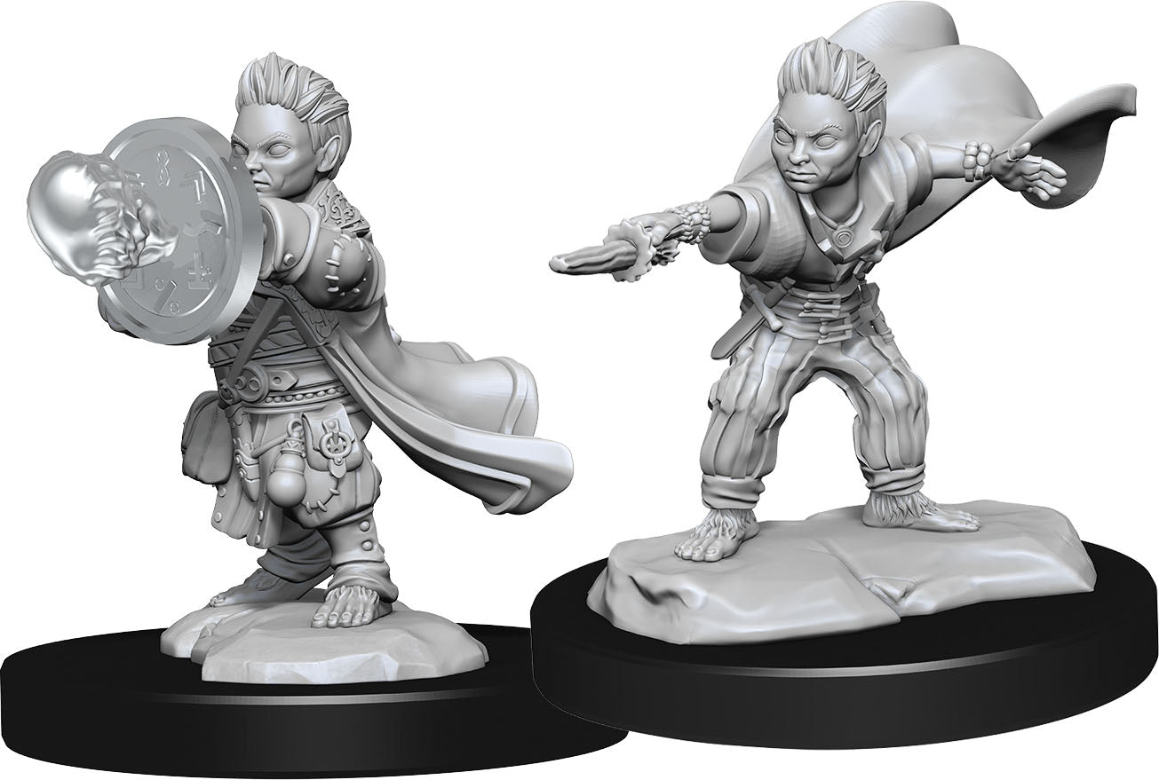 Pathfinder Deep Cuts Unpainted Miniatures W14 Male Halfling Wizard