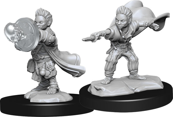 Pathfinder Deep Cuts Unpainted Miniatures W14 Male Halfling Wizard