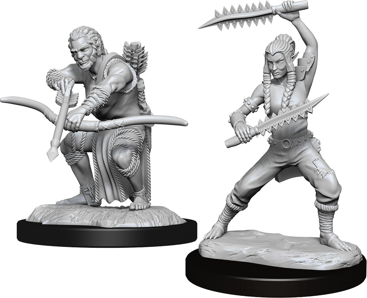 DND Nolzur's Marvelous Miniatures W14 Wildhunt Shifter Rangers