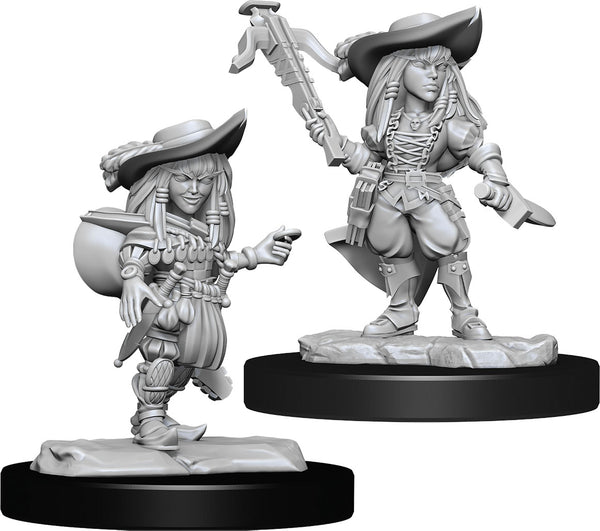 Pathfinder Deep Cuts Unpainted Miniatures W15 Female Gnome Bard