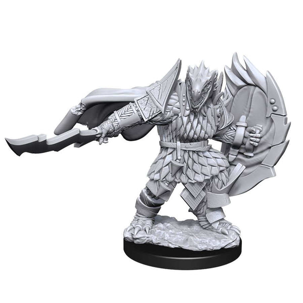 DND Nolzur's Marvelous Miniatures W15 Male Dragonborn Fighter