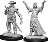 WizKids Deep Cuts Unpainted Miniatures W15 Plague Doctor and Cultist