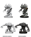 DND Nolzur's Marvelous Miniatures W5 Gray Slaad and Death Slaad