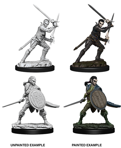 Pathfinder Deep Cuts Unpainted Miniatures W6 Female Elf Fighter