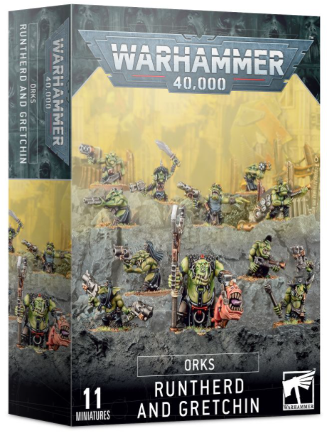 Warhammer 40k Ork Runtherd and Gretchin