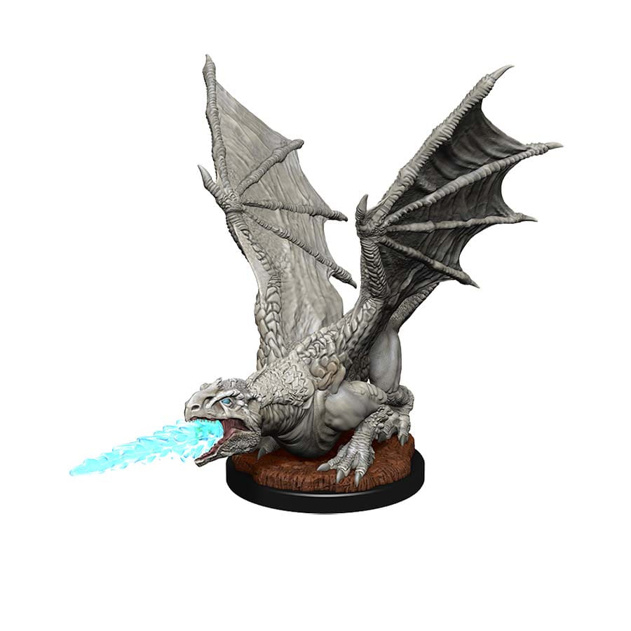 DND Nolzur's Marvelous Miniatures W19 White Dragon wyrmling