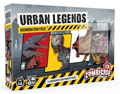 Zombicide Urban Legends Abominations Pack